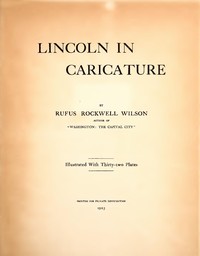 Cover of Lincoln in Caricature — A Reader’s Guide