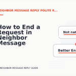 How to End a Request in Neighbor Message Reply English