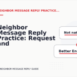 Neighbor Message Reply Practice: Request and Reply Examples